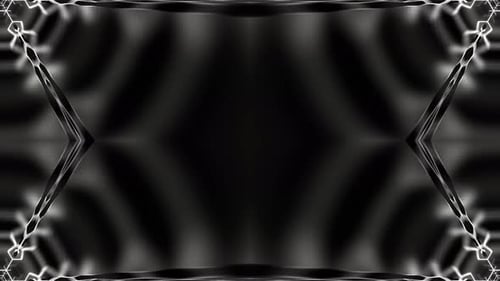 Boucle Vj de fond de kaléidoscope au néon abstrait électrique blanc en 4K