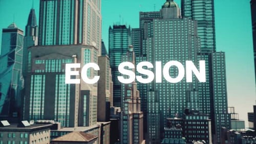 Recession - Big City Trends Modern Type Animation