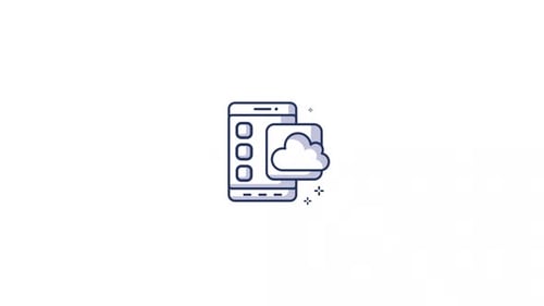 Cloud Synchronization With Smartphone Animation