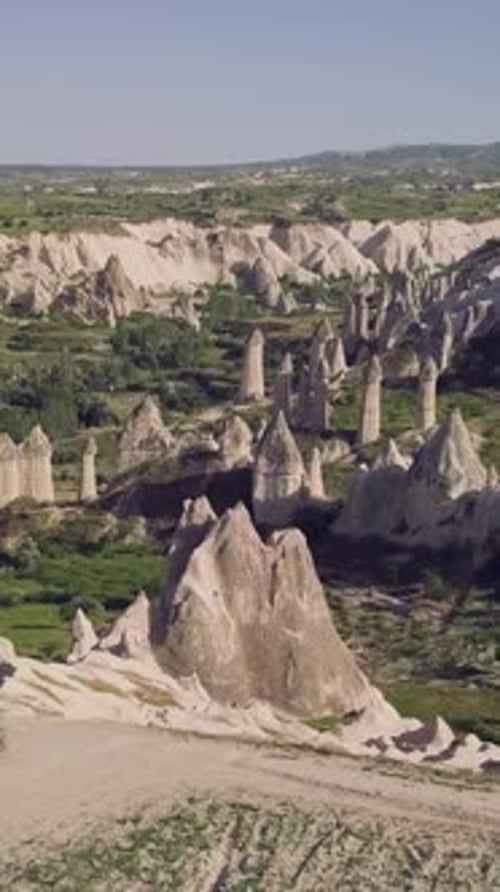 Aerial View of Love Valley in Cappadocia