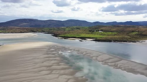 Sheskinmore Bay Between Ardara and Portnoo in Donegal Ireland