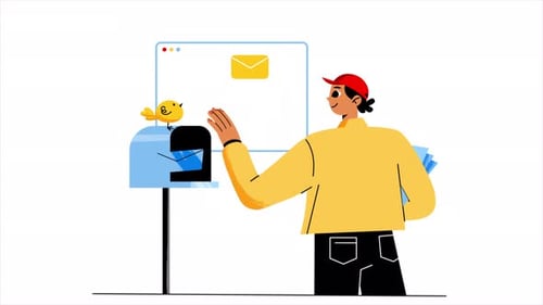 Postman Delivers New Letters To People 4K