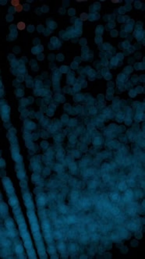Abstract Dots Background in Blue and Orange, Portrait