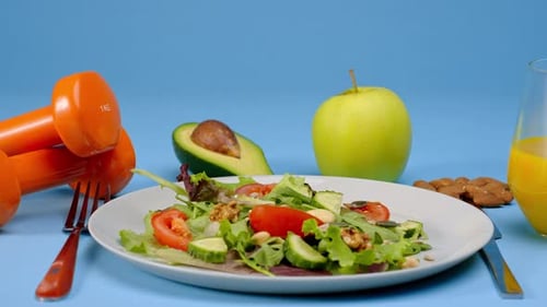 Healthy Eating and Exercise, Fresh Food Still Life