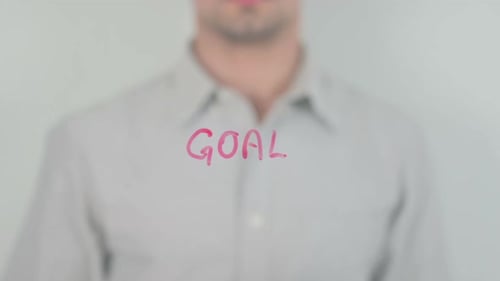 Goal, Writing on Transparent Screen