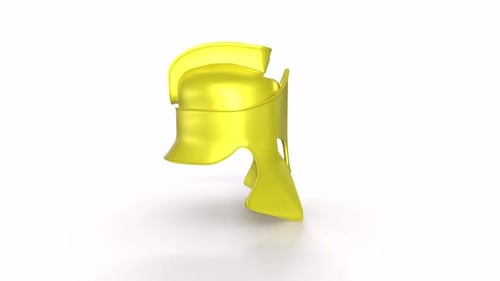 Modern Yellow Helmet Design