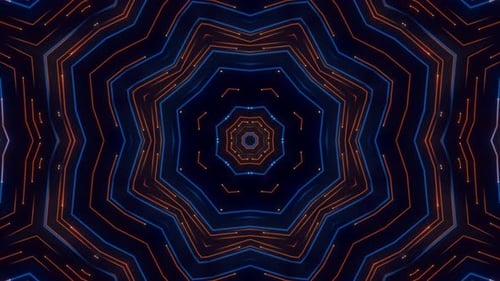 Vibrant Star Flow Background