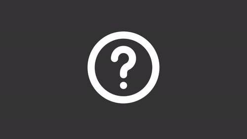Animated Question White Line Ui Icon
