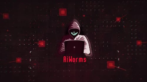 Glitch Cyber Hacker Logo Reveal Intro with Digital Effects