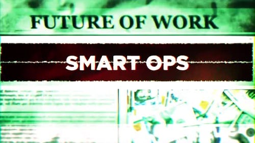 Glitch Effect Text Title Reveal for Corporate Tech Content