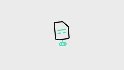 Icono de archivo animado V6