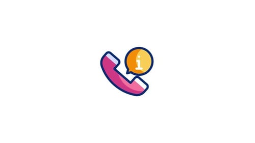 Kontaktieren Sie Animated Icon
