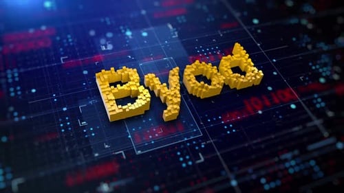 Pixelated Word Byod