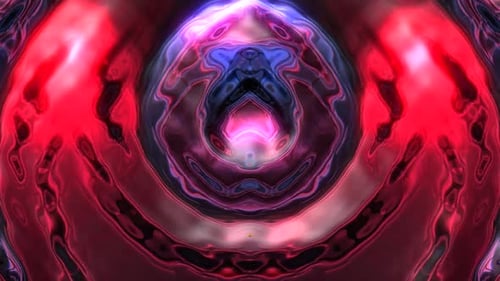 Psychedelic Fluid Organic Abstract Background Animation Loop