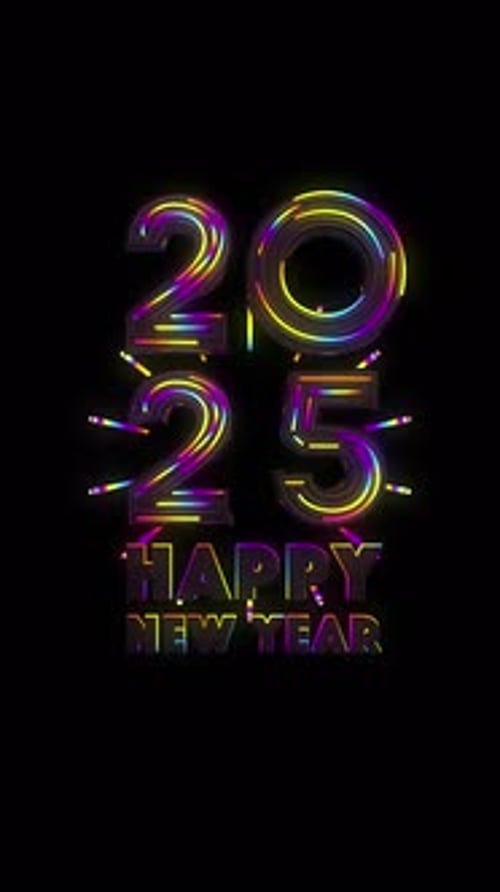 Neon Countdown Vertikal