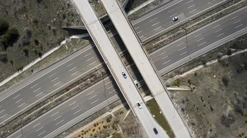 Bird's Eye View Of The Highway