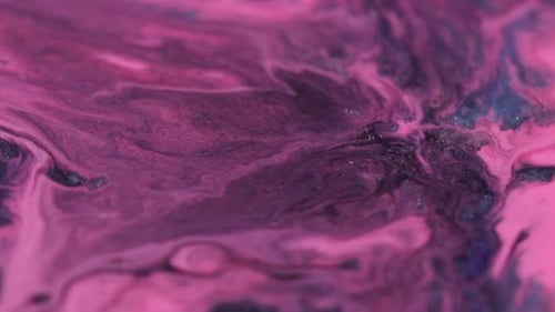 Swirling Pink and Purple Abstract Fluid Motion