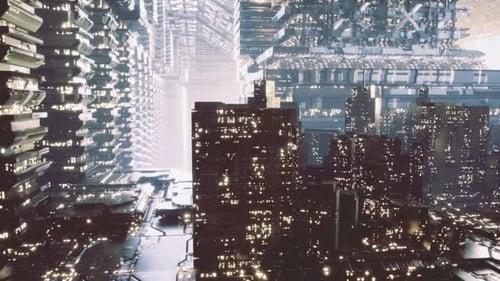 Radiant Urban Horizon presenta senderos vigilantes para drones de seguridad