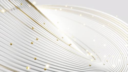 Abstrakter Kurvenhintergrund aus Weißgold