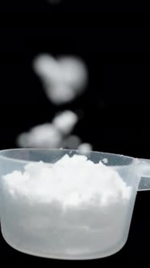 White Powder Filling Measuring Cup