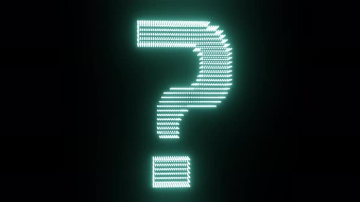 3D Metallic Question Mark Symbol Rotation, Backgrounds Motion Graphics ...