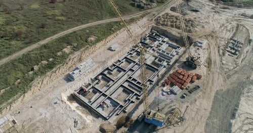 Construction Site From a Bird's Eye View