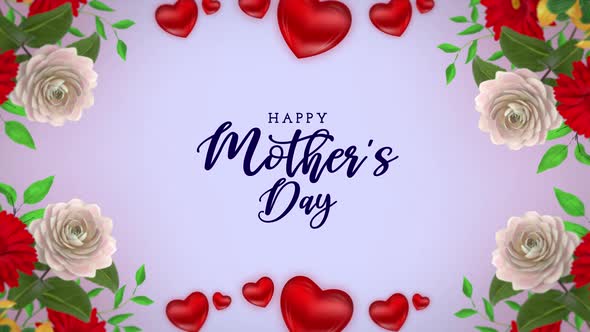 Happy Mother's Day Animated Motion Graphics V5, Elements Motion ...
