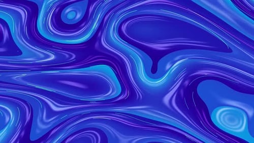 Abstract Fluid Liquid Background Seamless Loop Animation