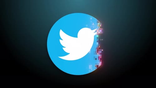 Twitter icon Background