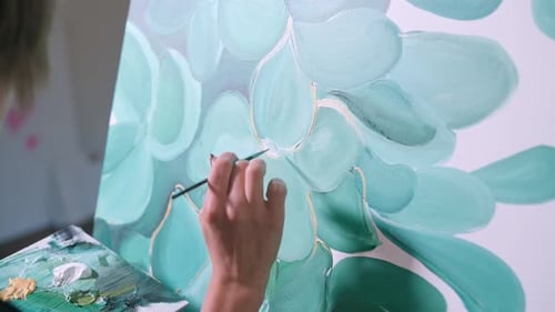 The Artist Paints a Picture