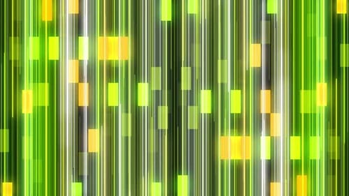 Abstract Green colorful glowing line technology background
