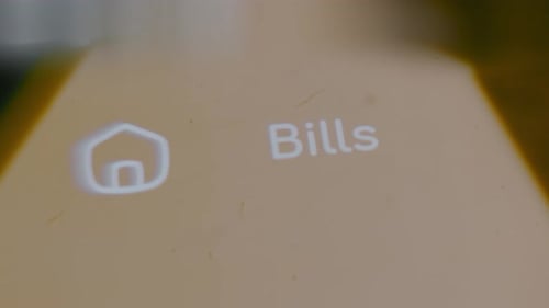 Categoria de faturas no aplicativo de orçamento e despesas