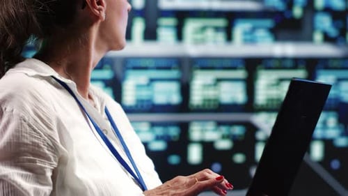 Employee Doing Regular Server Upgrades