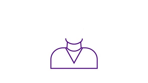 Animated Doctor Icon Line Art Reveal