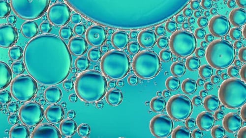 Abstract Colorful Food Oil Drops Bubbles And Spheres Flowing On Water A Surface 70