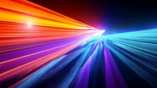 Abstract speed lines, vibrant colors, dynamic motion