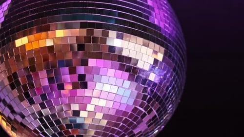 Colorful Disco Ball Reflections