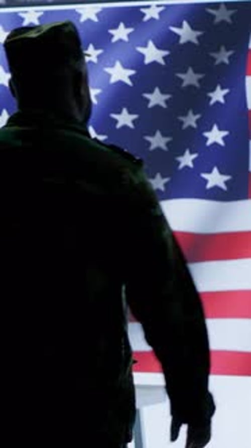 Vertical Video US Army Official Working on Ensuring Servers Protection and State Secrets