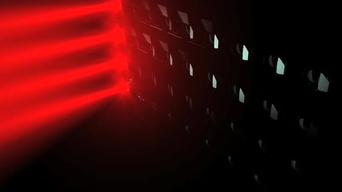 Colorful Light Display in Red, Green, and Blue