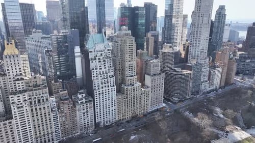 Central Park At Manhattan In New York United States.