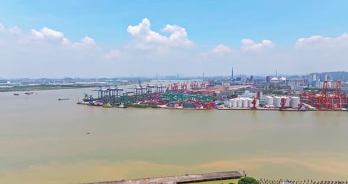 Terminal International Logistics Transportation Vessels 00185