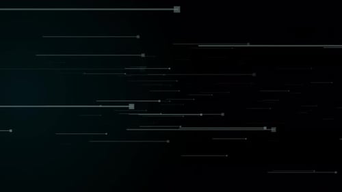 Bucle de fondo animado de partículas de línea oscura