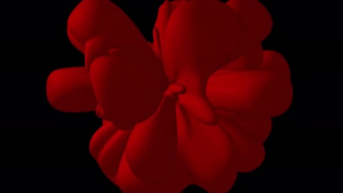 Abstract red color liquid background