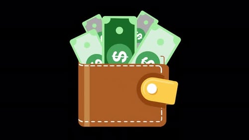 Wallet Animation 4K On Alpha
