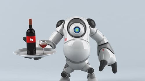 Großer Roboter - 3D-Animation