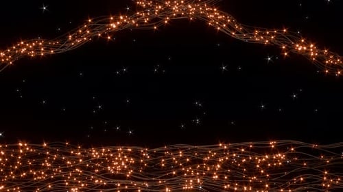 Glowing Fiber Lights Loop