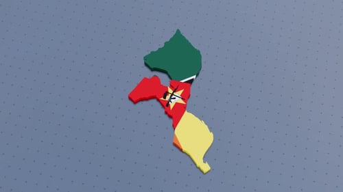 Mozambique Political Border