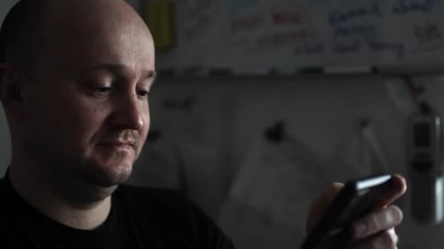 Creative Journaling: Man Working from Home Office