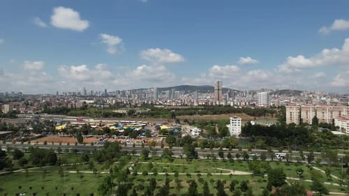 Aerial Public Park