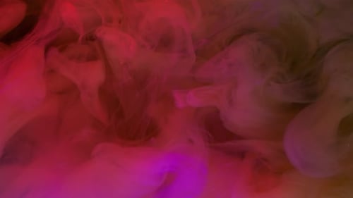 Swirling Clouds of Pink, Orange, and Purple Abstract Design